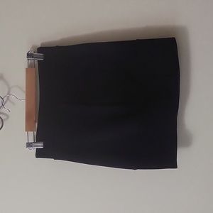 Pleated Black Bodycon Mini Skirt